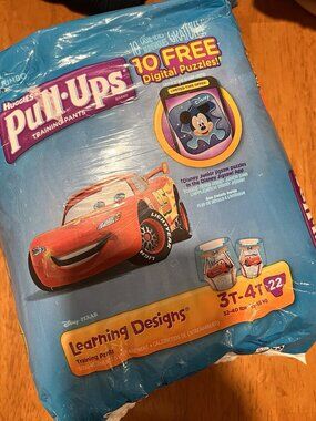 CARS Disney Pixar -- Huggies Pull-Ups Training Pants for Boys, 3T-4